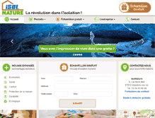 Tablet Screenshot of isolnature.com